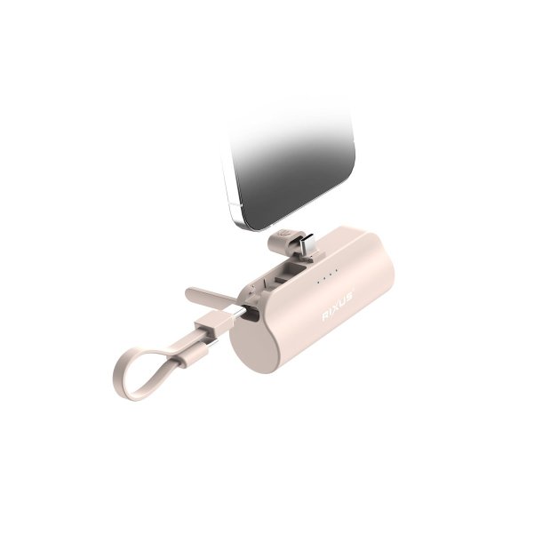 Rixus 5000mAh powerbank Pink