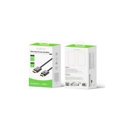 Rixus HDMI 2.1 Kabel 8K 1m Space Grey RXHU11
