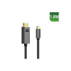 Rixus USB-C kabel 1.8m Gr� RXHU15