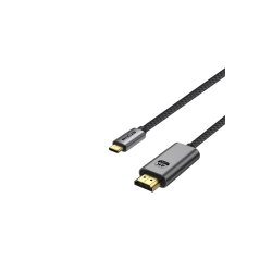 Rixus USB-C kabel 1.8m Gr� RXHU15