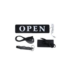 Open reklame LED-Display Sort