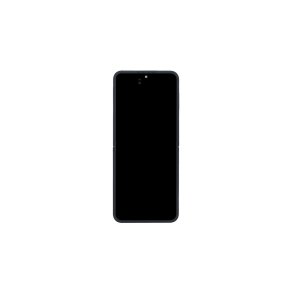 Samsung Galaxy Z Flip7 FE Sk�rm med ramme Sort Display og Digitizer Service Pack