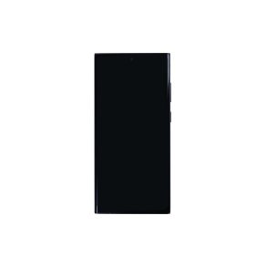 Sk�rm til Samsung Galaxy S23 Ultra S918B Soft-OLED med Ramme Sort