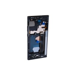 Samsung Galaxy Note 20 Ultra 5G N986B / Samsung Galaxy Note 20 Ultra N985F Sk�rm OLED med ramme Sort 5G Display og Digitizer Soft-OLED
