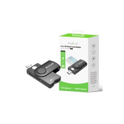 Rixus RXCR31 4-i-1 smart card reader Sort