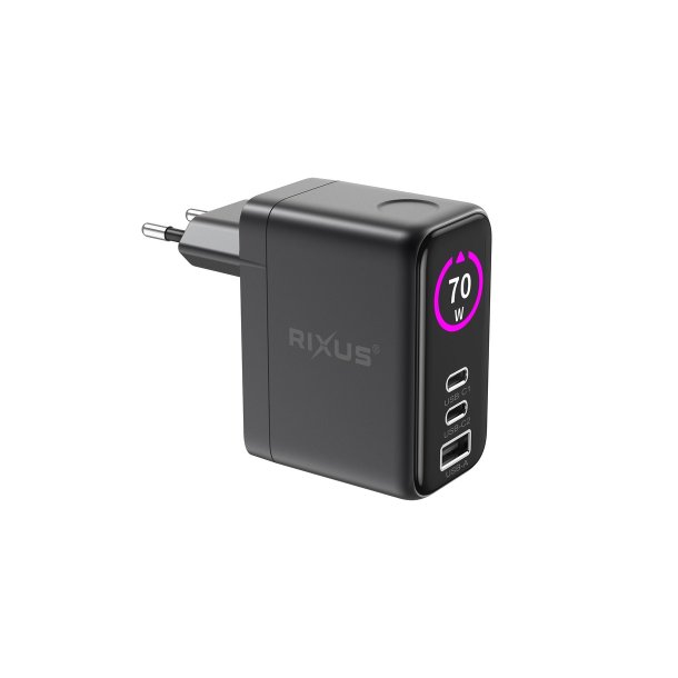 Rixus 70W oplader Gr� RXHC50