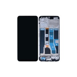 Realme C53 Sk�rm med ramme Sort Display og Digitizer