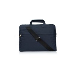 Laptop Sleeve med Skulderrem 15-16,2" Marinebl�