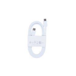 USB-C til USB-C kabel 100cm Hvid Retail Box