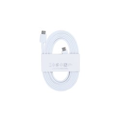 USB-C til USB-C kabel 180cm Hvid Retail Box