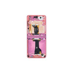 Sk�rm til Samsung Galaxy Z Flip7 F766B Main OLED med Ramme Service Pack Coral R�d