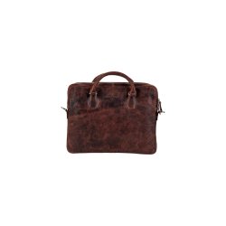 LB1004BR laptop taske L�der Brun 14 inch