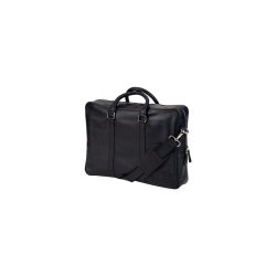 OB1003BK laptop taske L�der Sort