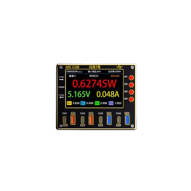 i2c oplader Sort C08-1
