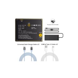 i2C 8-Port Oplader 140W Complete Kit Sort C08-3