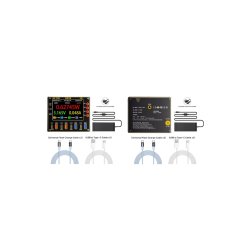 i2C 8-Port Oplader 140W Complete Kit Sort C08-3