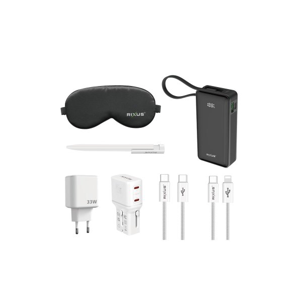 Rixus oplader Sort RXTP01