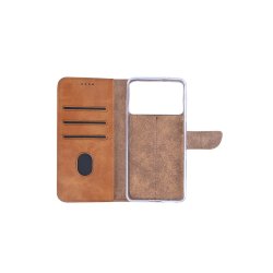 Samsung Galaxy S26 Edge Bookcase Lys brun