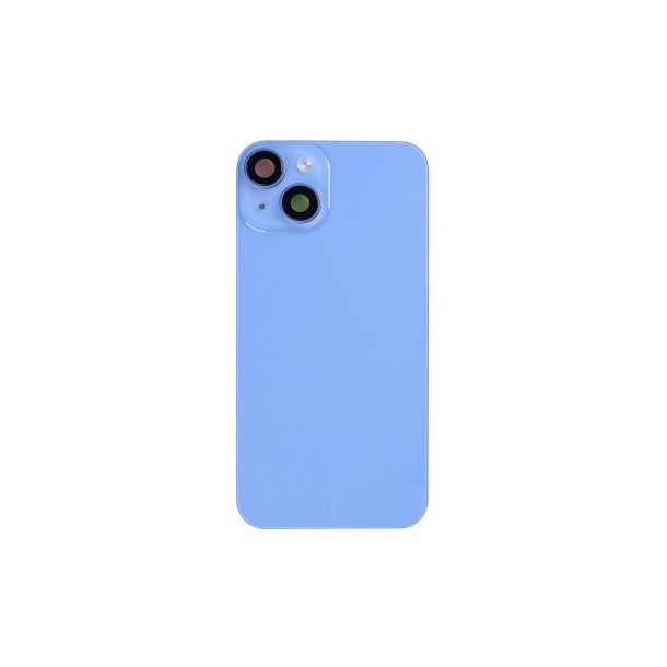 Bagglas til iPhone 14 med NFC Forst�rret Kameraramme Bl� Kompatibel
