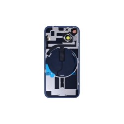 Bagglas til iPhone 14 med NFC Forst�rret Kameraramme Bl� Kompatibel