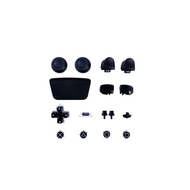 Sony Playstation 5 kompatibel Controller Button Sets Black OEM (16pcs)