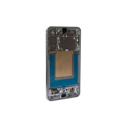 Samsung Galaxy S25 FE Sk�rm med ramme Sort Display og Digitizer Pre-Assembled