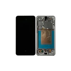 Samsung Galaxy S25 FE Sk�rm med ramme Sort Display og Digitizer Pre-Assembled