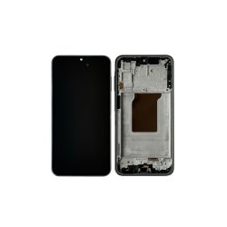 Samsung Galaxy A26 A266B Sk�rm OLED med ramme Sort Display og Digitizer Soft-OLED