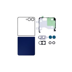 Samsung Galaxy Z Flip7 bagcover Blue med linse OEM