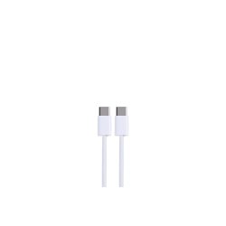 Apple USB-C til USB-C kabel v�vet 60W 100cm Hvid Bulk