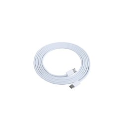 Apple USB-C til USB-C kabel v�vet 60W 100cm Hvid Bulk