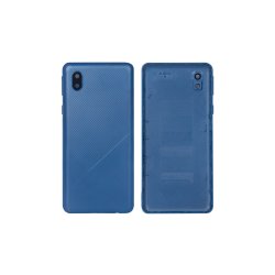 Samsung Galaxy A01 Core A013F bagcover Blue med linse OEM