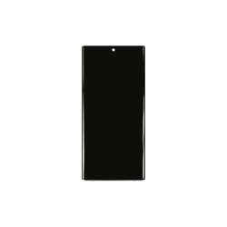 Samsung Galaxy Note 10+ N975F Sk�rm med ramme Hvid Display og Digitizer Service Pack