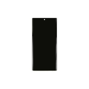 Samsung Galaxy Note 10+ N975F Sk�rm med ramme Hvid Display og Digitizer Service Pack