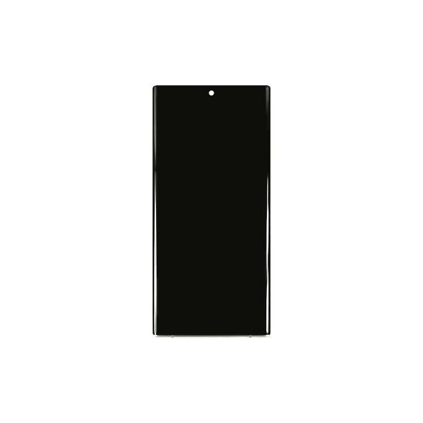 Samsung Galaxy Note 10+ N975F Sk�rm med ramme Hvid Display og Digitizer Service Pack