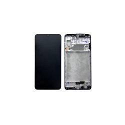 Samsung Galaxy A32 4G A325F Sk�rm med ramme Sort Display og Digitizer Service Pack
