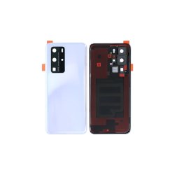 Huawei P40 Pro bagcover White med linse OEM