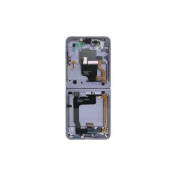 Sk�rm til Samsung Galaxy Z Flip4 F721B Main OLED med Ramme Service Pack Lilla