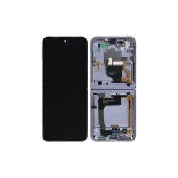 Sk�rm til Samsung Galaxy Z Flip4 F721B Main OLED med Ramme Service Pack Lilla