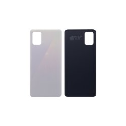 Samsung Galaxy A51 A515F bagcover White med linse OEM