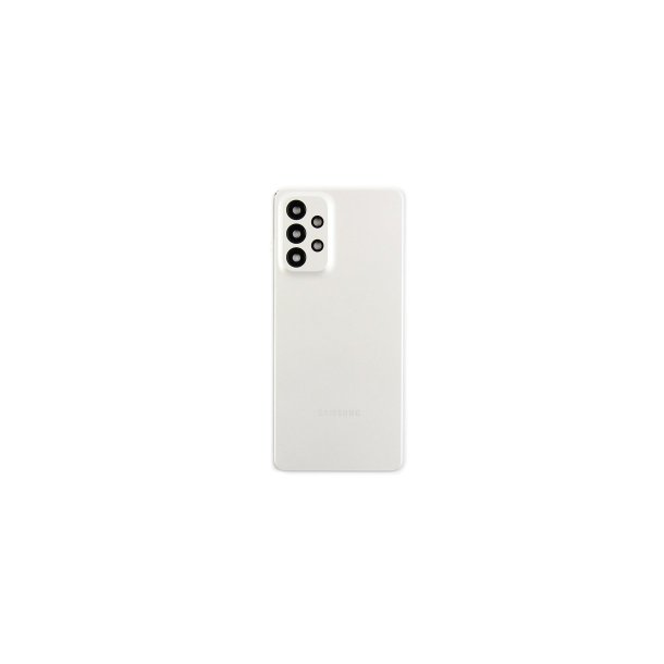 Samsung Galaxy A73 5G bagcover White med linse OEM