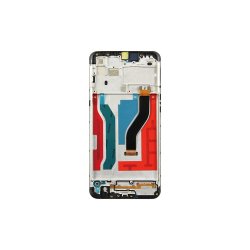 Samsung Galaxy A10s A107F Sk�rm med ramme Sort Display og Digitizer Service Pack