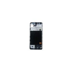 Samsung Galaxy A51 A515F Sk�rm med ramme Sort Display og Digitizer Service Pack