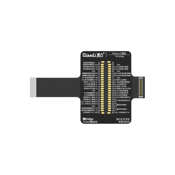 Qianli Toolplus tail plug FPC til iPhone X