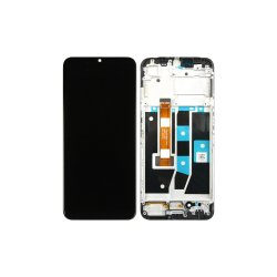 Sk�rm til Oppo A54S LCD med Ramme OEM Sort