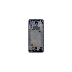 Samsung Galaxy A72 A725F Sk�rm med ramme Violet Display og Digitizer Service Pack