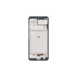Samsung Galaxy M32 M325F Sk�rm OLED med ramme Sort Display og Digitizer Soft-OLED
