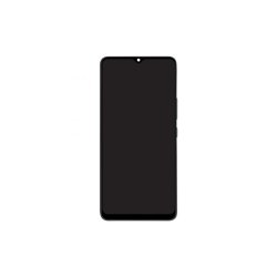Samsung Galaxy A22 A225F Sk�rm OLED med ramme Sort Display og Digitizer Soft-OLED