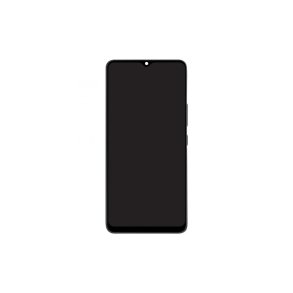 Samsung Galaxy A22 A225F Sk�rm OLED med ramme Sort Display og Digitizer Soft-OLED