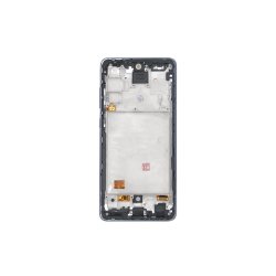 Samsung Galaxy A72 A725F Sk�rm OLED med ramme Sort Display og Digitizer Soft-OLED